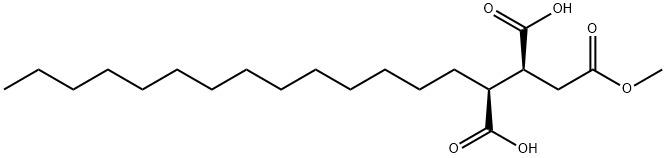 1,2,3-Heptadecanetricarboxylic acid, 1-methyl ester, (2S,3S)- Struktur