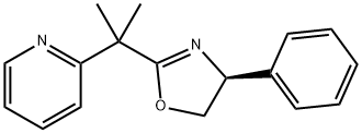 (S)-4-Phenyl-2-(2-(pyridin-2-yl)propan-2-yl)-4,5-dihydrooxazole Struktur