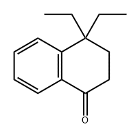 1(2H)-Naphthalenone, 4,4-diethyl-3,4-dihydro- Struktur