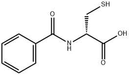 D-Cysteine, N-benzoyl- Struktur