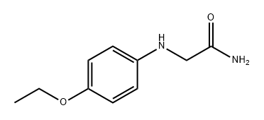 Acetamide, 2-[(4-ethoxyphenyl)amino]- Struktur