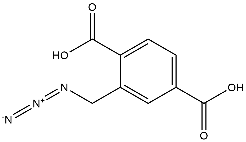 2-(azidomethyl)terephthalic acid Struktur