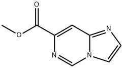 Imidazo[1,2-c]pyrimidine-7-carboxylic acid, methyl ester Struktur