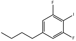 Benzene, 5-butyl-1,3-difluoro-2-iodo- Struktur