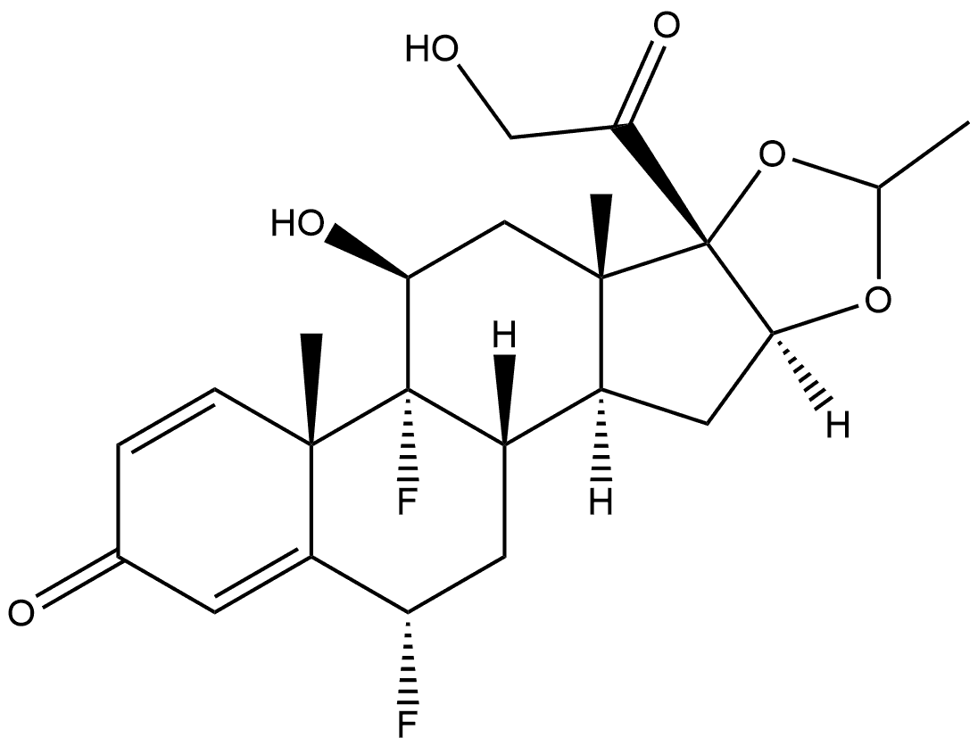 Fluocinolone Acetonide 22-Methyl Homologue Struktur