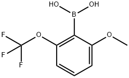 Boronic acid, [2-methoxy-6-(trifluoromethoxy)phenyl]- (9CI) Struktur