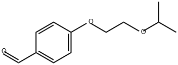 Benzaldehyde, 4-[2-(1-methylethoxy)ethoxy]- Struktur