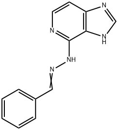 Benzaldehyde, 2-(3H-iMidazo[4,5-c]pyridin-4-yl)hydrazone Struktur