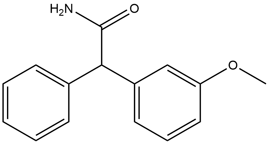 2-(3-methoxyphenyl)-2-phenylacetamide Struktur