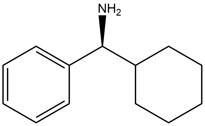 Benzenemethanamine, α-cyclohexyl-, (αS)- Struktur