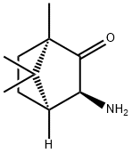 Bicyclo[2.2.1]heptan-2-one, 3-amino-1,7,7-trimethyl-, (1R,3S,4S)- Struktur