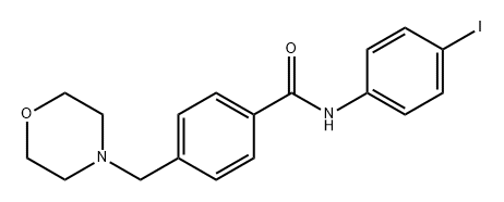 Benzamide, N-(4-iodophenyl)-4-(4-morpholinylmethyl)- Struktur