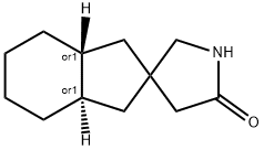 Spiro[2H-indene-2,3-pyrrolidin]-5-one, octahydro-, (3aR,6aR)-rel- (9CI) Struktur