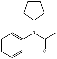 N-cyclopentyl-N-phenylacetamide Struktur