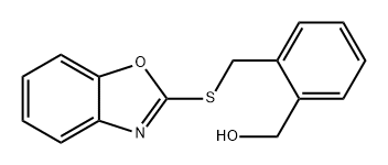 Benzenemethanol, 2-[(2-benzoxazolylthio)methyl]-