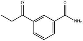 Benzamide, 3-(1-oxopropyl)- Struktur