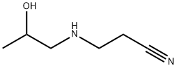 Propanenitrile, 3-[(2-hydroxypropyl)amino Struktur