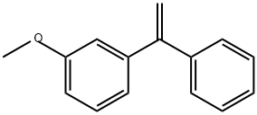 Benzene, 1-methoxy-3-(1-phenylethenyl)- Struktur