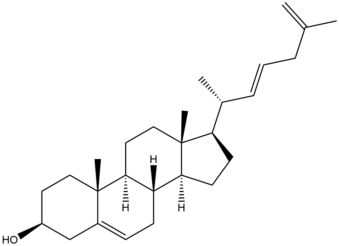 Cholesta-5,22,25-trien-3-ol, (3β,22E)-