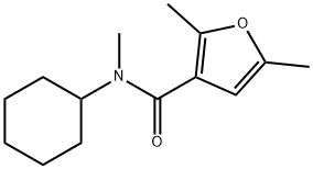 3-Furancarboxamide, N-cyclohexyl-N,2,5-trimethyl- Struktur