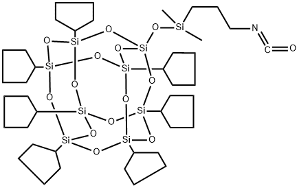 PSS-ISOCYANATOPROPYLDIMETHYLSILYLOXY-HE& Struktur