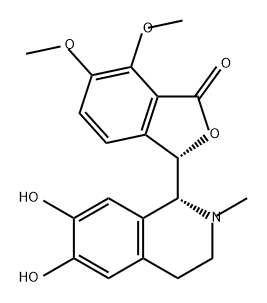 1(3H)-Isobenzofuranone, 6,7-dimethoxy-3-(1,2,3,4-tetrahydro-6,7-dihydroxy-2-methyl-1-isoquinolinyl)-, [S-(R*,S*)]- (9CI)