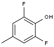 Phenol, 2,6-difluoro-4-methyl- Struktur