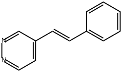 Pyridazine, 4-[(1E)-2-phenylethenyl]- Struktur