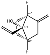 Bicyclo[2.2.1]heptan-7-ol, 7-ethenyl-2-methylene-, (1R,4S,7S)-rel- (9CI) Struktur