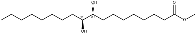 Methyl erythro-9,10-Dihydroxyoctadecanoate Struktur