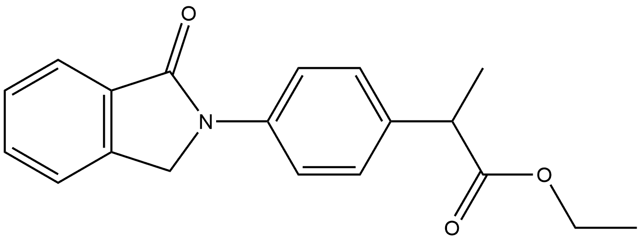 Benzeneacetic acid, 4-(1,3-dihydro-1-oxo-2H-isoindol-2-yl)-α-methyl-, ethyl ester