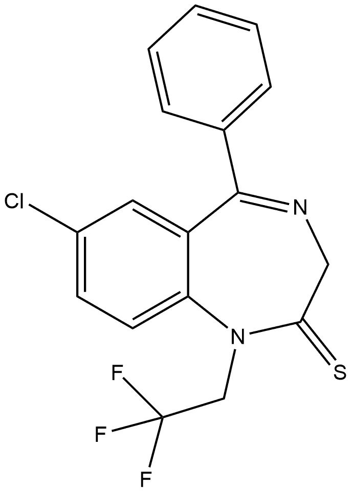 Quazepam Impurity 2 Struktur