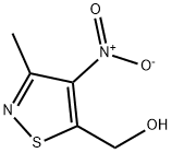 5-Isothiazolemethanol, 3-methyl-4-nitro- Struktur