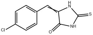 4-Imidazolidinone, 5-[(4-chlorophenyl)methylene]-2-thioxo- Struktur