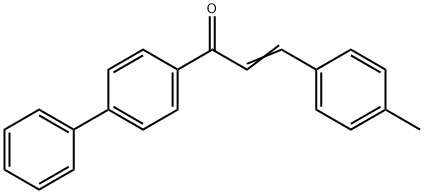 2-Propen-1-one, 1-[1,1'-biphenyl]-4-yl-3-(4-methylphenyl)- Struktur