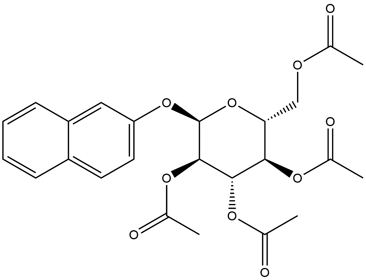 α-D-Glucopyranoside, 2-naphthalenyl, tetraacetate (9CI)