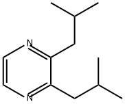 Pyrazine, 2,3-bis(2-methylpropyl)- Struktur