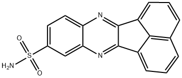 Acenaphtho[1,2-b]quinoxaline-9-sulfonamide Struktur