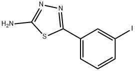 5-(3-iodophenyl)-1,3,4-thiadiazol-2-amine Struktur