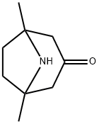 8-Azabicyclo[3.2.1]octan-3-one, 1,5-dimethyl- Struktur