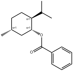 (±)-(1alpha,2beta,5alpha)-2-(isopropyl)-5-methylcyclohexyl benzoate Struktur