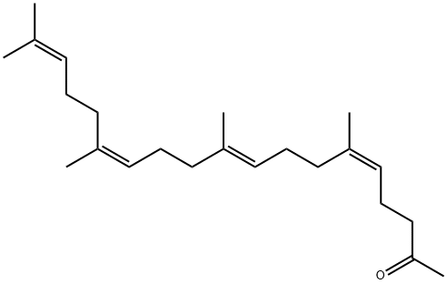 5,9,13,17-Nonadecatetraen-2-one, 6,10,14,18-tetramethyl-, (Z,E,Z)- (8CI) Struktur