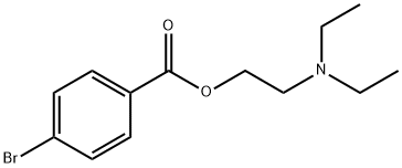 Benzoic acid, 4-bromo-, 2-(diethylamino)ethyl ester Struktur