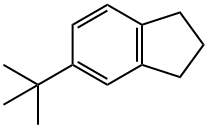 1H-Indene, 5-(1,1-dimethylethyl)-2,3-dihydro- Struktur