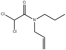 Acetamide, 2,2-dichloro-N-2-propen-1-yl-N-propyl- Struktur