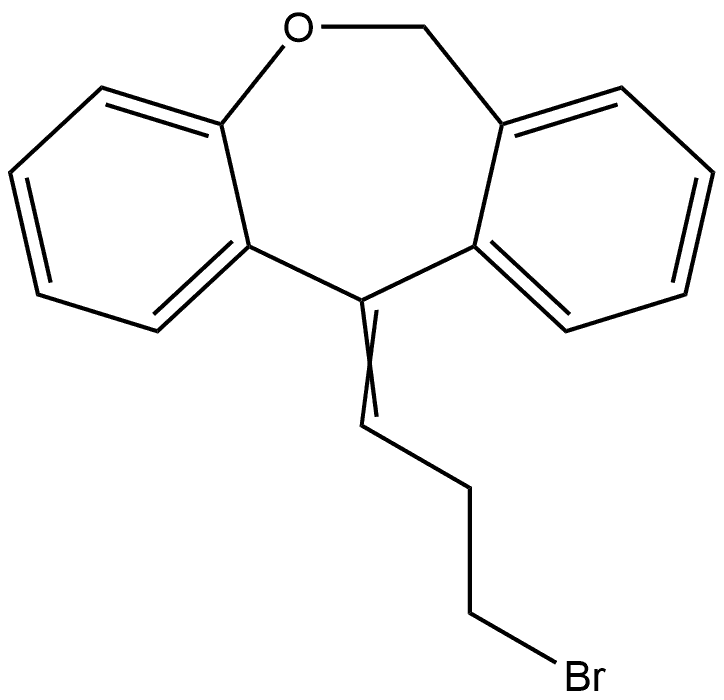 11-(3-Bromopropylidene)-6,11-dihydrodibenzo[b,e]oxepine Struktur