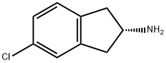 1H-Inden-2-amine, 5-chloro-2,3-dihydro-, (2S)- Struktur