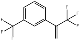 Benzene, 1-(trifluoromethyl)-3-[1-(trifluoromethyl)ethenyl]- Struktur