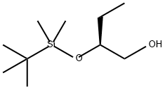 1-Butanol, 2-[[(1,1-dimethylethyl)dimethylsilyl]oxy]-, (2S)- Struktur