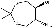 1,3-Dioxepan-5-ol, 6-amino-2,2-dimethyl-, (5S,6R)- Struktur